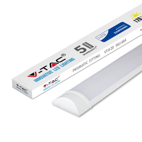 V-TAC Lampada Plafoniera LED Samsung Chip 20W, Luce Bianca Fredda 6400K 2400 Lumen Ip20