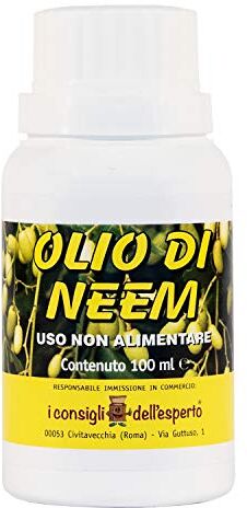 I Consigli dell'Esperto - Olio Di Neem 100ml - Repellente Naturale per Piante Contro Insetti e Parassiti Nocivi - Puro e spremuto a freddo