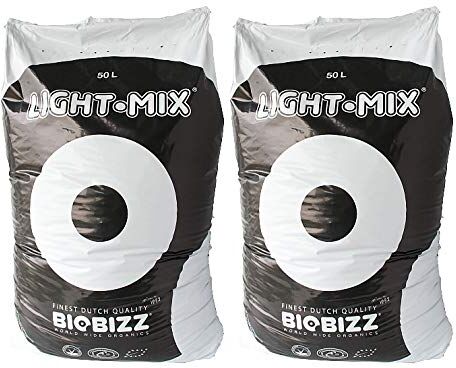 BioBizz Light-Mix Substrato per piante con perlite (etichetta in lingua italiana non garantita)