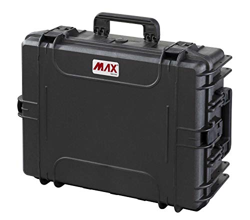 Max Cases - valigetta Vuota a Tenuta Stagna, Ermetica per Trasportare e Proteggere Apparecchiature e Materiali Sensibili, MAX540H190V, Dimensioni Interne 538 x 405 x 190 mm