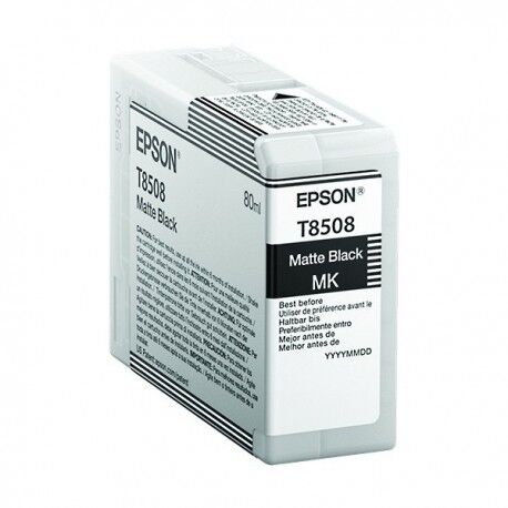 italy's cartridge cartuccia t8508mbk matte black compatibile per epson sc-p800des,p800se,p800sp capacita 80ml ink pigmentato -con chip-