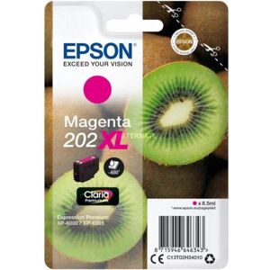 originale t202xl magenta c13t02h34010 cartuccia per epson expression premium xp-6000,6005,6100,6105 capacita 8,5ml 650 pagine