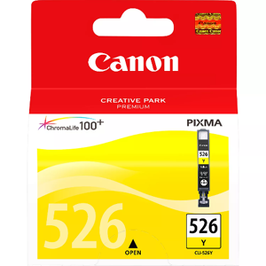 canon cli-526y gialla 4543b001 cartuccia originale per canon ip 4850,mg 5150,mg 5250 cli526 capacita 9ml