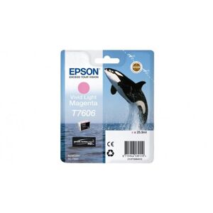 epson t7606 light magenta c13t76064010 cartuccia originale orca per epson surecolor sc-p600 capacitÃ  25.9ml