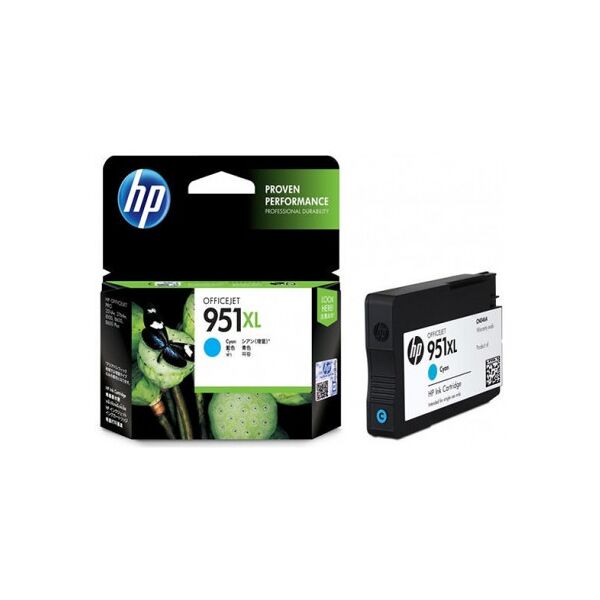 originale cartuccia hp 951xl ciano cn046ae originale per hp pro8100 pro8600e pro8600plus 1.500 pagine capacita 24ml