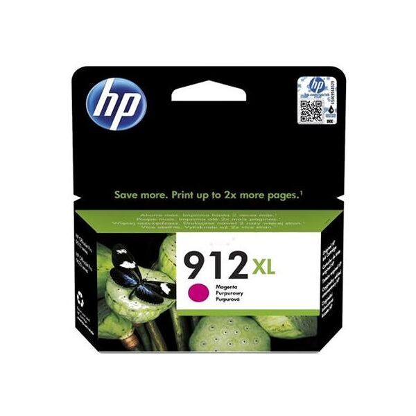 cartuccia originale hp 912xl magenta 3yl82ae per hp officejet 8012,8014,8015, pro 8022,8024,8025,8035 capacita 825 pagine