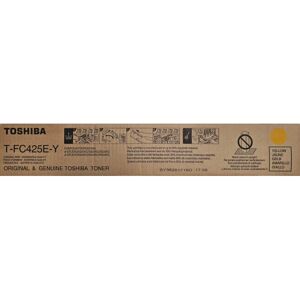 toshiba t-fc425ey giallo 6aj00000238 toner originale per toshiba e-studio 2525ac,3025ac,3525ac,4525ac fc425y 38.000 pagine