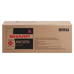 sharp mx-c35tm magenta toner originale sharp mx-c357f, mx-c407p mxc35tm capacitÃ  6.000 pagine