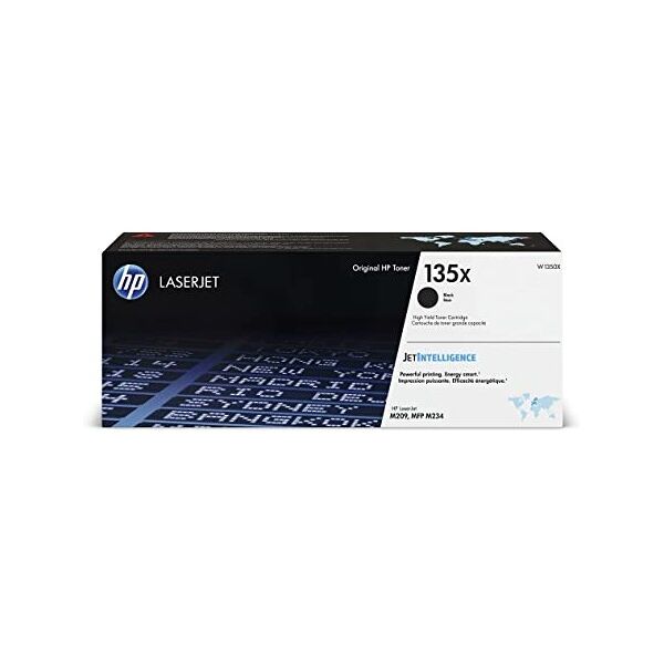 hp w1350x nero toner originale hp 135x per hp laserjet m209dw,mfp m234dw capacita 2.400 pagine