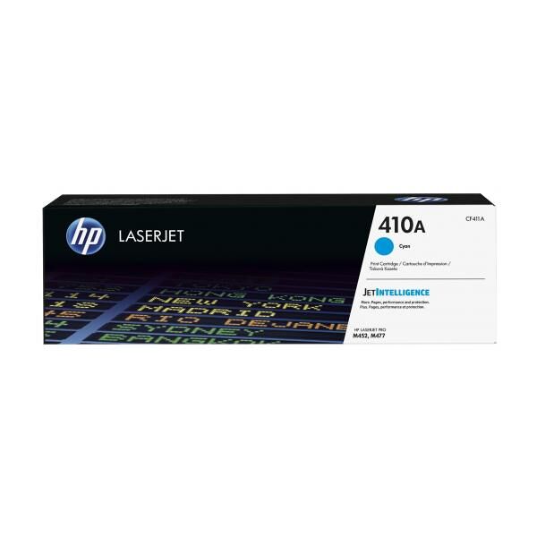 toner originale hp cf411a ciano 410a per hp pro m452nw m452dn m477fnw m477fdn m477fdw capacita 2.300 pagine