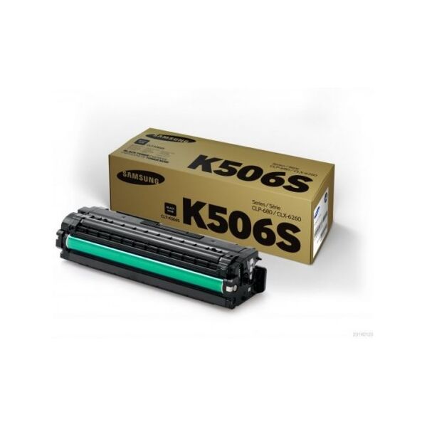 toner samsun k506s nero clt-k506s/els su180a originale per samsung clp680nd clx 6260 capacitÃ  2.000 pagine