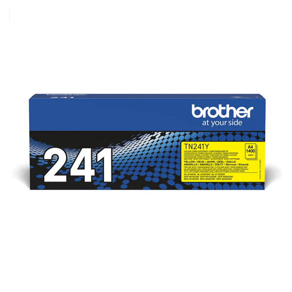 brother tn241y giallo toner originale per brother hl3140 hl3150 hl3170 dcp9020 tn-241 capacitÃ  1.400 pagine