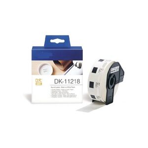 Italy's Cartridge etichette dk11218 24mm compatibili bianche rotolo da 1000 pz per brother ql1000 1050 1060 white dk-11218 con supporto