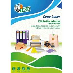 etichette arancione fluo con margini tico copy laser 70x36 mm - 24 et./foglio - conf. 70 fogli - lp4fa-7036