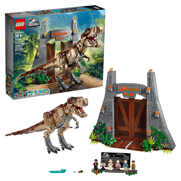 lego jurassic world - furia del t.rex - 75936