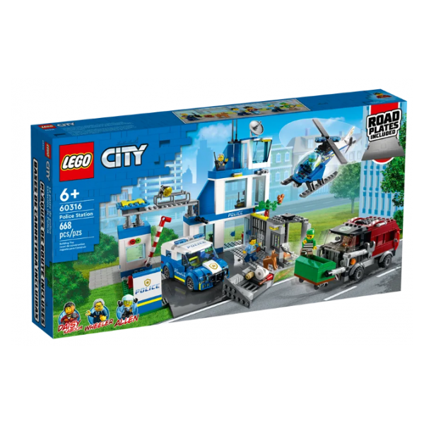 lego city - stazione di polizia - 60316