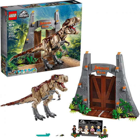 lego jurassic world - furia del t.rex - 75936