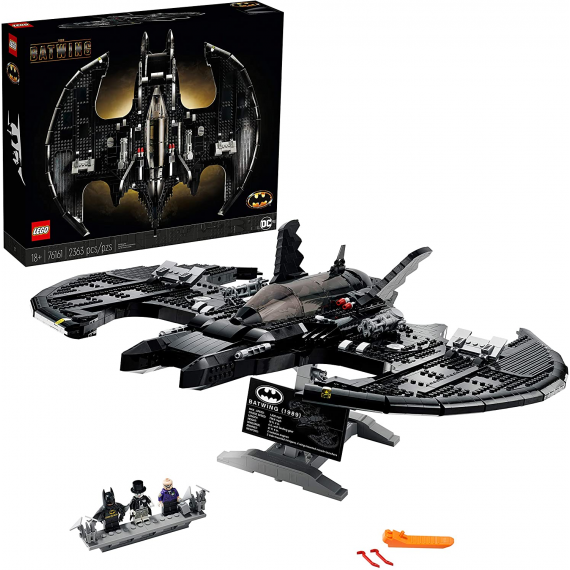 lego dc - batman 1989 - batwing - lego 76161 anni 18+