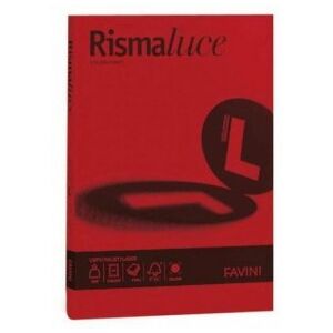 Favini Rismaluce A4 - 125 Fogli 200 g Rosso scarlatto