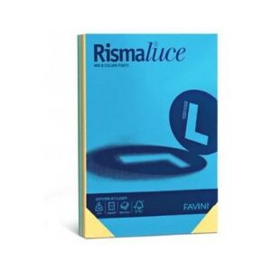 Favini Rismaluce A4 - 125 Fogli 200 g Assortito