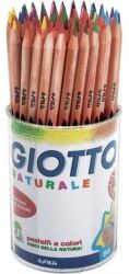 giotto naturale barattolo 84 pastelli colori assortiti