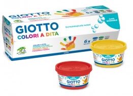 Giotto Dita confezione 6 colori da 100 ml