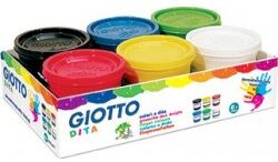 Giotto Dita confezione 6 colori da 200 ml