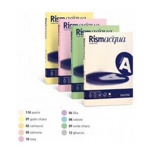 Favini Rismacqua - cartoncino colorato A4 colore avorio 200 g/mq - risma da 125 fogli