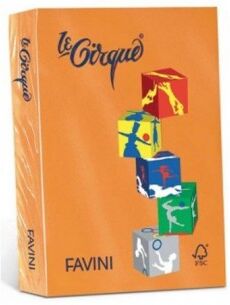 Favini Carta Colorata Le Cirque A4 Arancio 160 g - risma da 250 fogli