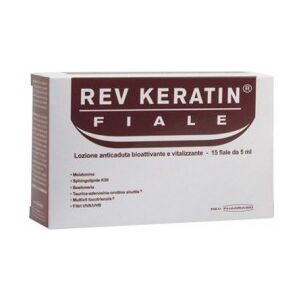 Rev Pharmabio Rev Keratin - Trattamento Anticaduta per Capelli 15 Fiale