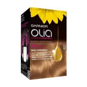 Garnier Tinta per capelli colorazione permanente senza ammoniaca olia biondo dorato n.7.