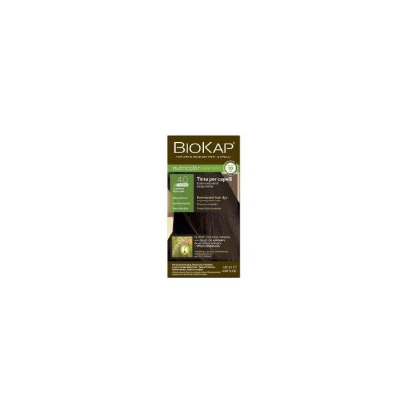 bios line biokap nutricolor delicato rapid - tinta per capelli n. 4.0 castano naturale