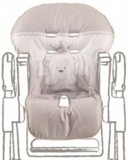 Italbaby Baby Re - Rivestimento Seggiolone PVC Tortora