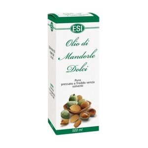 Esi Olio Di Mandorle Dolci Pressato A Freddo Senza Solventi. 100% Naturale 500 ML