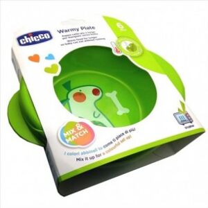 Chicco Piatto pappa calda 6m+ verde