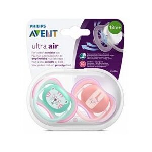 Avent Ultra air 18m+ - 2 succhietti rosa modelli assortiti