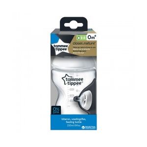Tommee Tippee Closer to Nature - Biberon 0M+ a flusso lento in poliprofilene 250 ml
