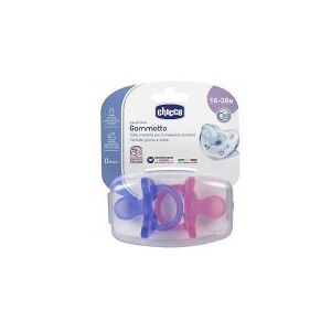 Chicco Physio Soft - Set 2 Gommotti in Silicone 16-36 mesi Bimba