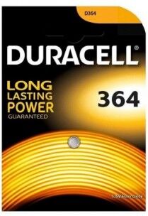 duracell batteria non-ricaricabile 364 argento-ossido 1.5v - 10 pile