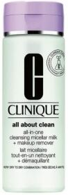 clinique all about clean very dry to dry combination - latte micellare detergente strucca