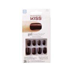 Kiss Gel fantasy - 28 unghie artificiali effetto gel - Colori assorititi