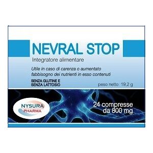 Nysura Pharma Nevral Stop 24 Compresse - Integratore Per Il Sistema Nervoso