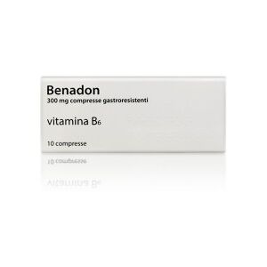 Bayer Benadon 300 mg - integratore per carenza di vitamina B6 10 compresse