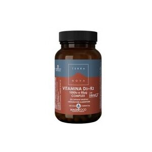 Terranova Vitamina D3 + K2 50 capsule - Integratore per le ossa ed il sangue