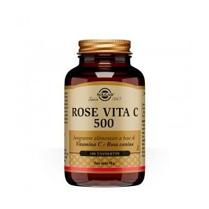 Solgar Rose Vita C 500 - integratore antiossidante 100 tavolette