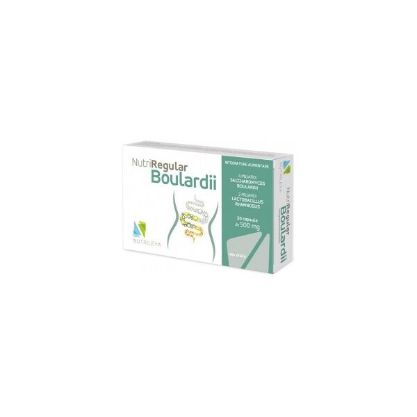 nutrileya nutriregular boulardii 20 capsule - integratore a base di fermenti lattici