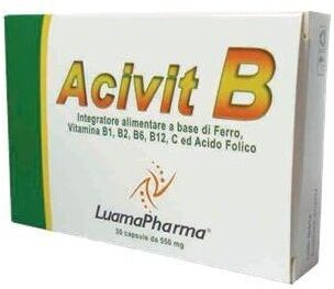 luama pharma acivit b - integratore alimentare 30 capsule