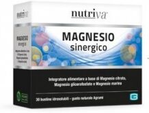 nutriva magnesio sinergico 30 bustine - integratore alimentare