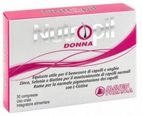 maven pharma nutropil donna 30 compresse - integratore per i capelli