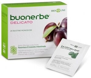 Bios Line Buonerbe regola delicato - integratore per l'intestino pigro 20 bustine